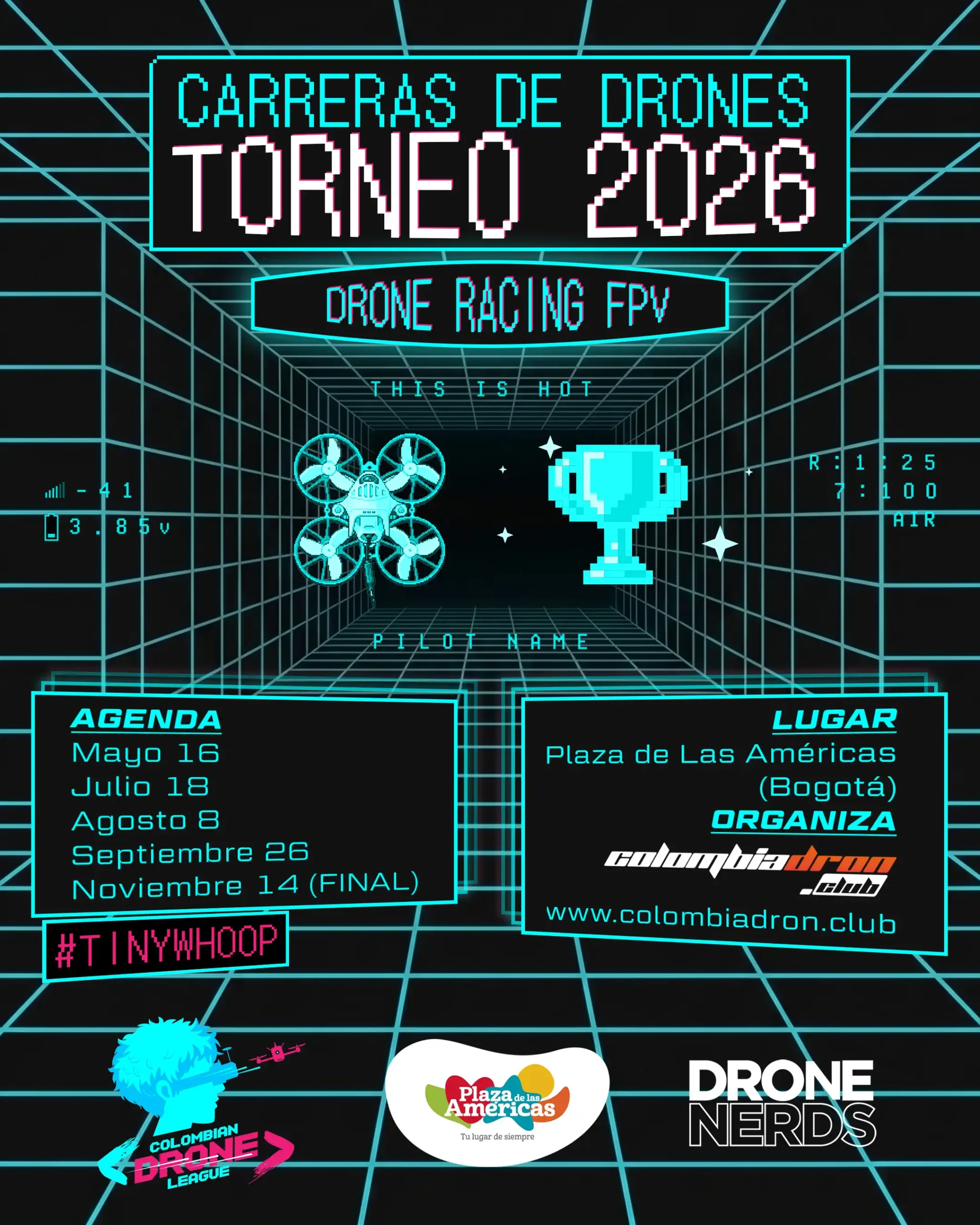 Torneo Tinywhoop 2026 Plaza De Las Américas Torneo Tinywhoop 2026 Plaza De Las Américas
